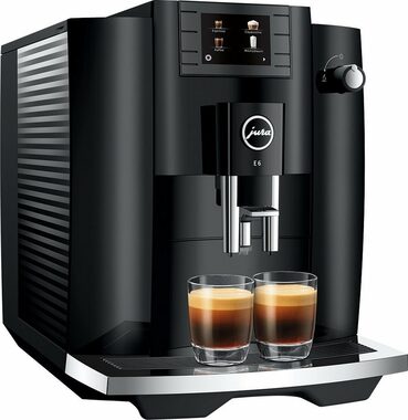 Jura E6 Piano Black / Automat do kawy / 1450W / 15 bar / 1,9l