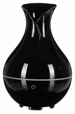 SIXTOL Bloom czarny połysk / Dyfuzor zapachowy / 200ml / 6 W / Automatyczne wyłączanie