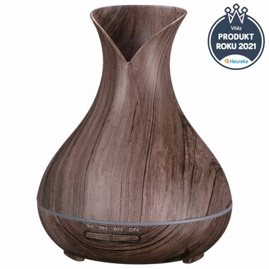 SIXTOL Vulcan szare drewno / Dyfuzor zapachowy / 350ml / 12 W / Automatyczne wyłączanie