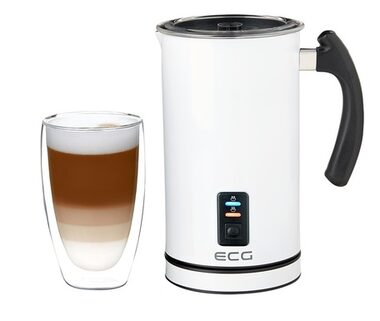 ECG NM 216 biały / spieniacz i podgrzewacz do mleka / 650 W / 500 ml 