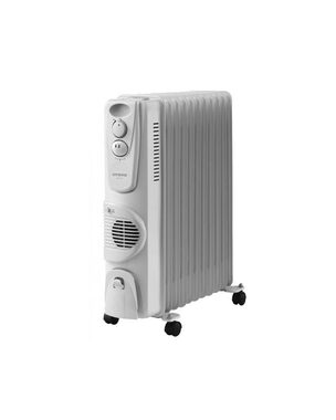 Orava OH-11 biały / Elektryczny grzejnik olejowy / 2500W / 3 stopnie / 15-20 m2
