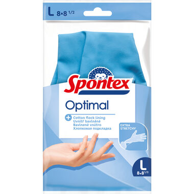 Spontex Optimal (Rozmiar L) / Rękawiczki ochronne do czyszczenia / 1 para