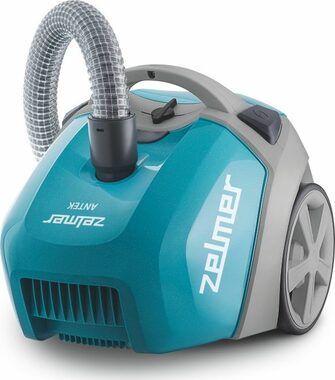 Zelmer ZVC3501T Antek niebieski / Odkurzacz workowy / 900 W / 76 dB / 3,5 l / promień 8,8 m