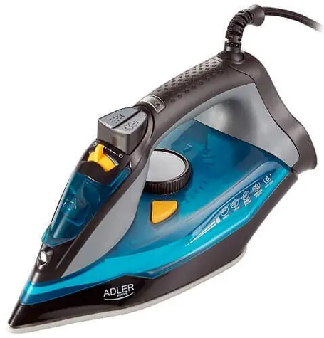 Adler AD 5032 niebieski / Żelazko parowe / 3000W / 80g-min / 350 ml
