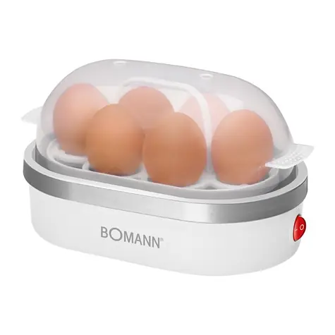 Bomann EK 5022 CB biały / Jajowar / 400W / do 6 jaj