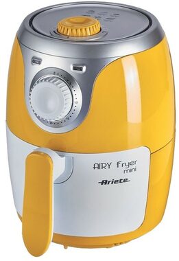 Ariete 4615-00 Mini żółta / Frytkownica na gorące powietrze / 1000W / 2 l / do 200°C