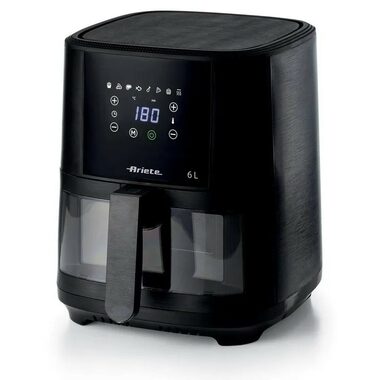 Ariete 4626-00 czarny / Frytkownica na gorące powietrze / 1300W / 6 l / do 200°C