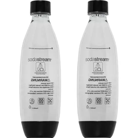 Butelka SodaStream FUSE 2 x 1l czarna, 2 szt 