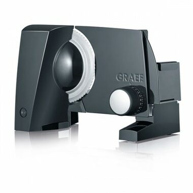 Graef SKS 10002 czarna / Krajalnica elektryczna / 170W / grubość cięcia 0-20 mm