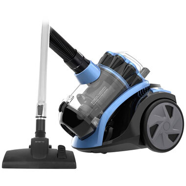 Emerio VCE-108278.10 niebieski / Odkurzacz bezworkowy / 150 W / 2 l / 4,5 m / HEPA 