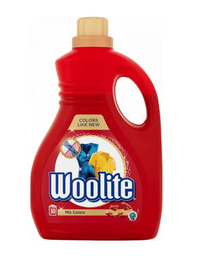 Woolite Mix Color 30 dawek 1,8 l / Żel do prania tkanin kolorowych utrwala intensywność kolorów