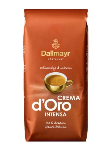 Dallmayr Crema d' Oro Intensa 1 kg / Kawa ziarnista / 100% Arabica