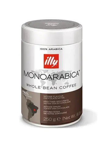 Illy Monoarabica Brazylia 250 g / Ziarna kawy / 100% Arabica / Puszka / sprzedaż końcowa