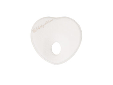 KikkaBoo Ergonomiczna poduszka wykonana z pianki memory Heart Airknit White