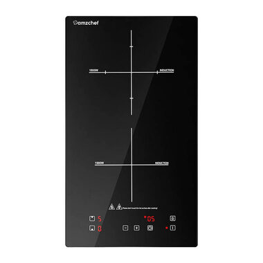 AMZCHEF IRC119 czarny / Kuchenka indukcyjna / 3300W / 2 płyty