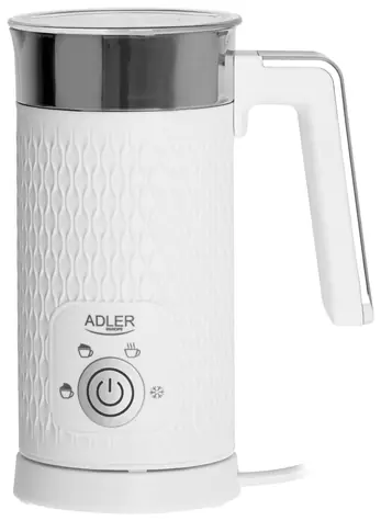 Adler AD 4494 biały / Spieniacz do mleka / 500W / 300 ml