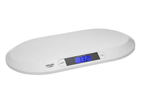 Adler AD 8139 biała / Waga dziecięca / do 20 kg / LCD