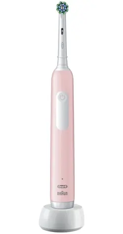 Szczoteczka elektryczna Oral-B Pro Series 1 Cross Action różowa / oscylacyjna / 3 tryby / czujnik nacisku / bez etui 