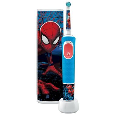 Oral-B Vitality PRO Kids Spiderman z etui / Elektryczna szczoteczka do zębów dla dzieci / oscylacyjna / 2 tryby / timer 