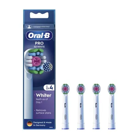 Oral-B Pro 3D White / Głowica wymienna 4 szt 