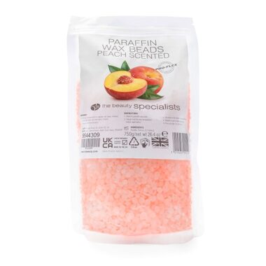 RIO Koraliki Parafinowe Peach Peach / Wosk zastępczy do kąpieli parafinowej / 750g