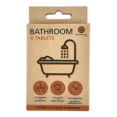 Tabletki czyszczące Powerton Eco - łazienka 6 szt