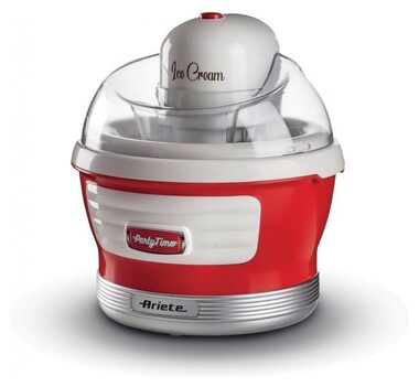 Ariete 643/00 Party Time czerwony / Maszyna do lodów / 12W / 1,5L 