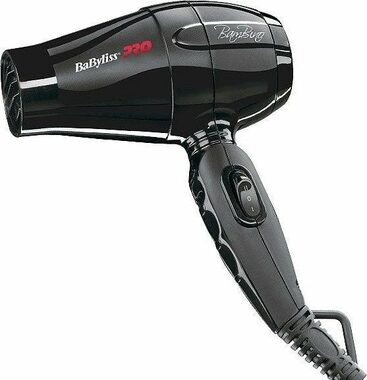 Babyliss BAB5510E czarny / Suszarka do włosów / 1200W / 3 temperatury / 2 prędkości / dyfuzor