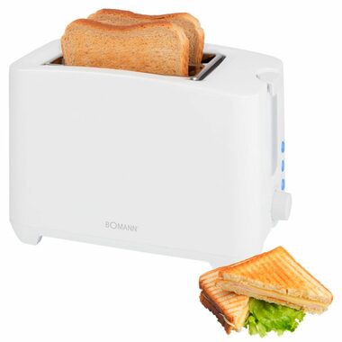 Bomann TA 6065 CB biały / Toster / 750W