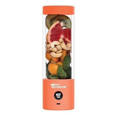 Przenośny blender FitStream Pro Neon Orange / 475 ml / ładowanie przez USB