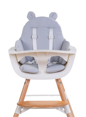 Childhome Poduszka siedziska na krzesło Evolu / Evosit Grey / Wymiary: 65 x 58 x 2,5 cm