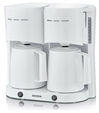 Severin KA 9314 biały / Przelewowy ekspres do kawy / 1000W / 1.0l  
