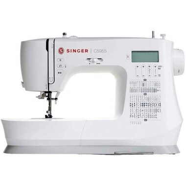 Singer C5955 biała / Maszyna do szycia / 417 ściegów