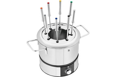 WMF Lono 04.1513.0011 srebrny / Fondue / 1400W / 1,2l / 8 widelców