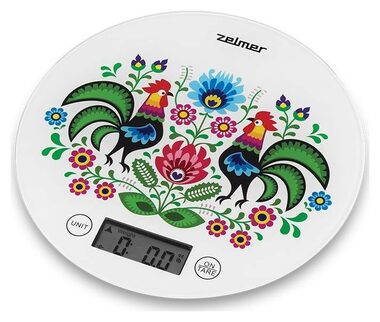 Zelmer ZKS1611 biały / Waga kuchenna / do 5 kg