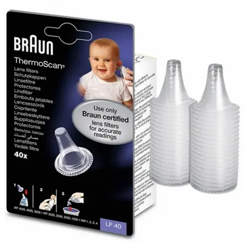 Braun Zestaw osłon na termometr ThermoScan (40 szt.)