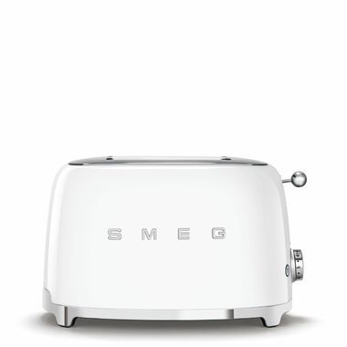 SMEG 50&#39;s Retro Style biały / Toster / 950 W / 2 miejsca / 2 tosty / 6 stopni zarumienienia 