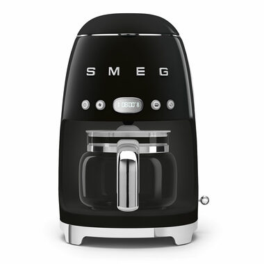 SMEG Lata 50&#39;s Retro Style czarny / Przelewowy ekspres do kawy / 1050 W / 1,4 l / do 4 filiżanek
