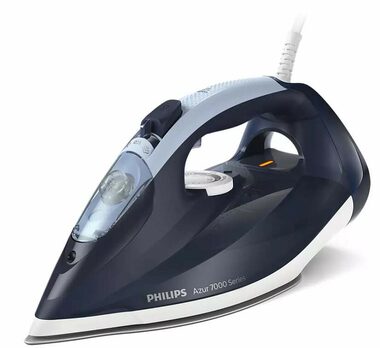 Philips DST7030/20 niebieski / Żelazko parowe / 2800W / SteamGlide PLUS / kabel 2 m 