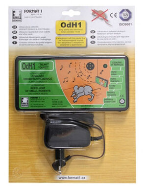 Format1 OdH1/t + np. adapter - Cichy odstraszacz myszy i kun do domu i domku / 100 m2