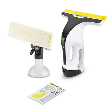 Kärcher WV 6 PLUS / Bezprzewodowa ściągaczka do szyb / szerokość 280 mm / zbiornik 150 ml