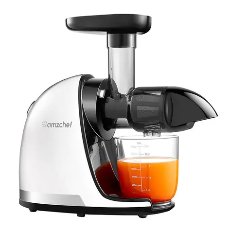 AMZCHEF 1501-WT biała / Wyciskarka wolnoobrotowa / 150W / 90 do 110 obr./min 