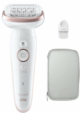 Braun SES9000 Silk-épil 9 różowy / Depilator / 40 pęset / Wet & Dry