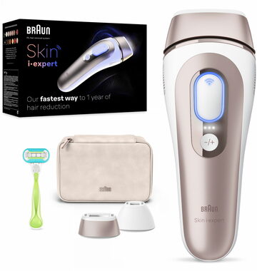 Braun Skin i-expert Pro PL7147 złoty / depilator IPL / 3 poziomy intensywności 