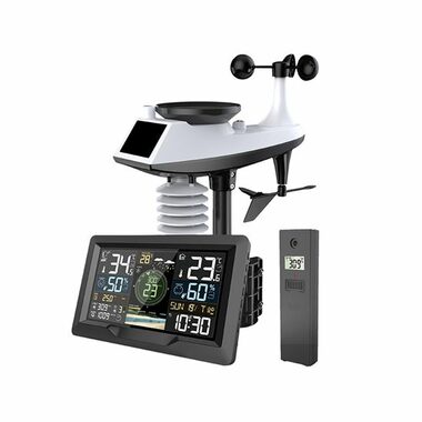 Solight TE91WiFi profesjonalna SMART stacja pogodowa WIFI / dwa alarmy / wilgotność / ciśnienie powietrza / wiatr