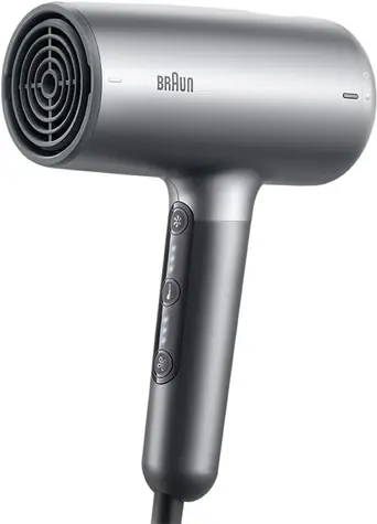Braun HD435 szary / Suszarka do włosów / 2200 W / 3 temperatury / 3 prędkości / 2,2 m