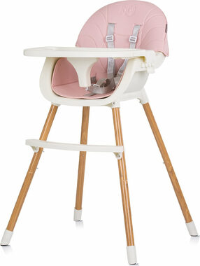 CHIPOLINO Krzesło do jadalni Rio 2w1 Woda różana / Nośność: 15 kg
