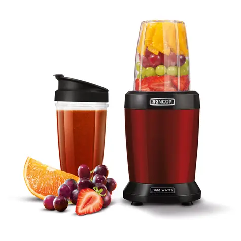 Sencor SNB 4301RD czerwony / Blender Nutri / 1000 W / 800 i 1000 ml
