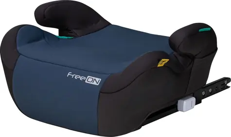 Fotelik podwyższający FreeON Taurus Fix i-Size 125-150 cm Czarno-niebieski