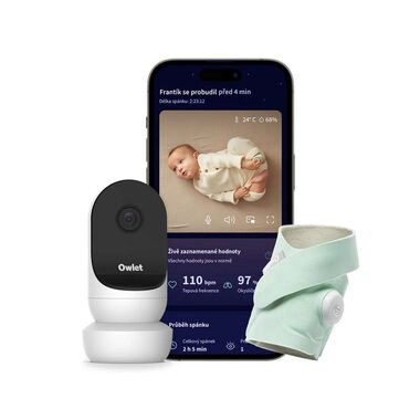 Skarpetka Owlet Dream + zestaw Cam2 Mint / Smart skarpetka + aparat